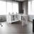 White 2-Shelf Desk With Space-Saving Design