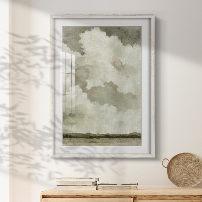 «Balancing Act II» - Toile tendue avec châssis, H 25,5 po x l 17,5 po, Blanc