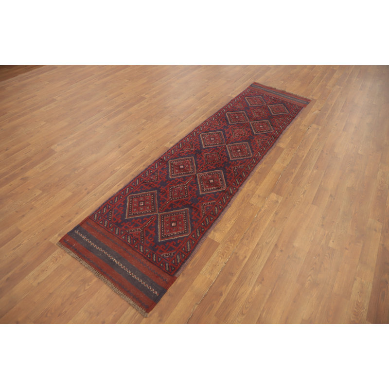 Tapis de couloir rouge 7 pi 11 po x 2 pi One-of-a-Kind