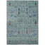 Machine Washable Indoor/Outdoor Xhevrie Teal Rug-111946619