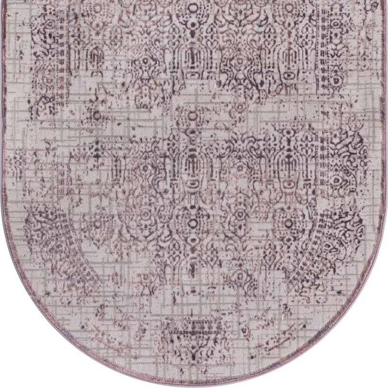 Alissa Abstract Indoor Rug, Oval 4' x 6'