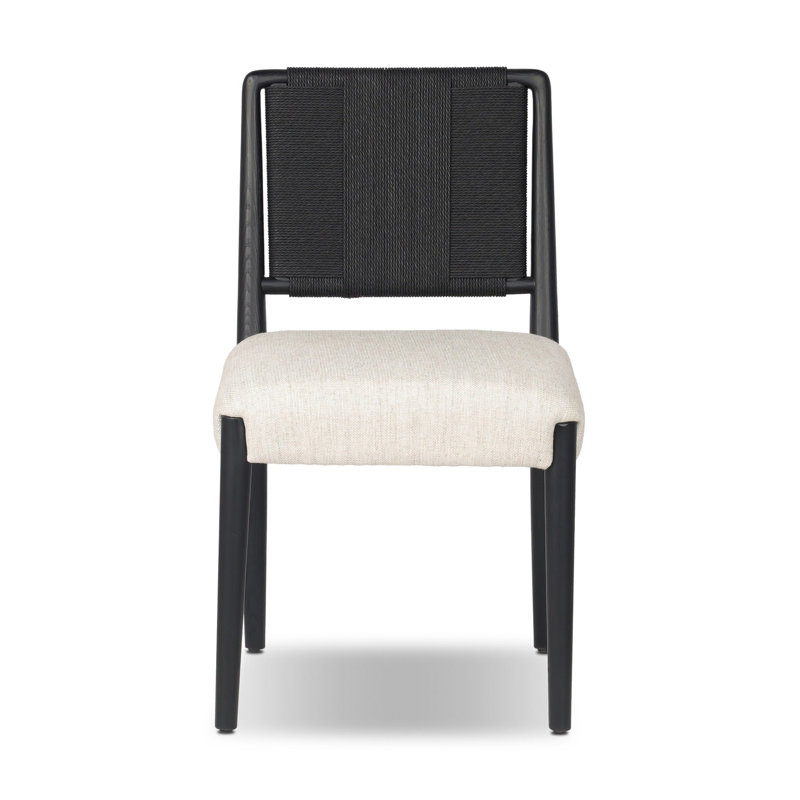 Rothler Dining Chair-Alcala Wheat, Black Brushed Ash, Essence Natural