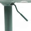 Ensemble de tabourets de bar 2 tabourets de bar pivotants à hauteur réglable avec dossier, chaises d'îlot de cuisine en cuir polyuréthane sans accoudoirs, grande base robuste pour la maison / le bar / le restaurant-1851539812-1851539808