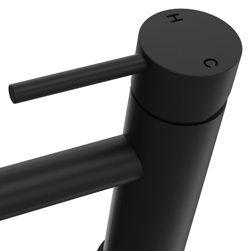 ZLINE Rubicon Elegant Single Handle Bath Faucet in Matte Black, Matte Black