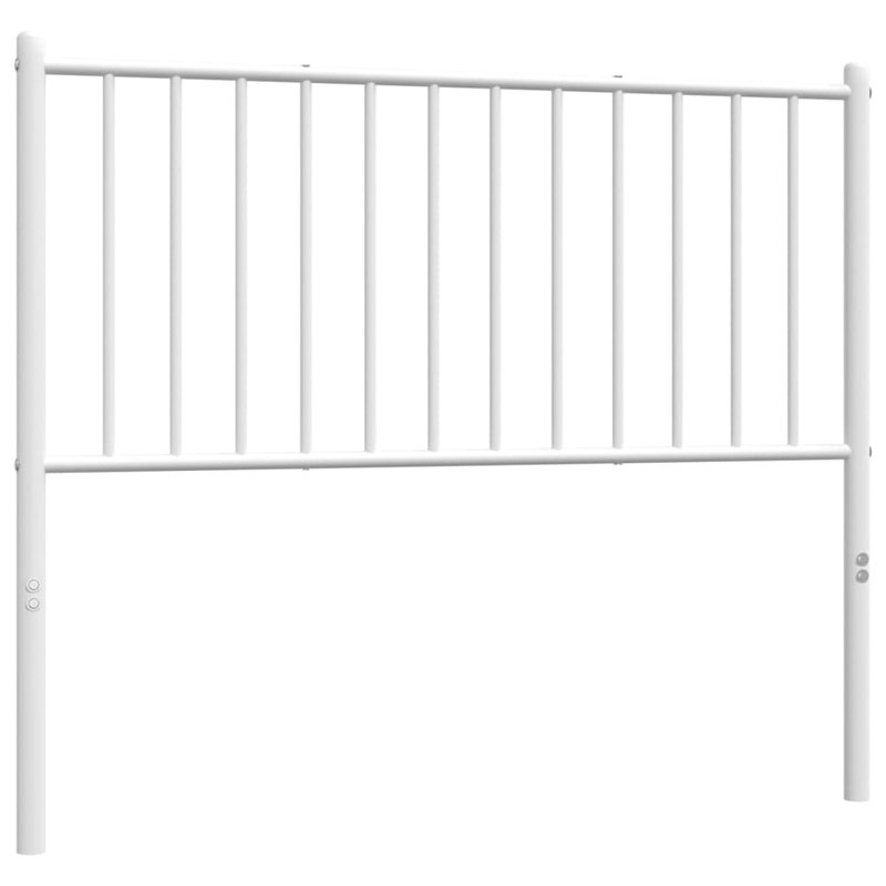 17 Stories Metal Replace Headboard White 100 Cm, 90 x 105cm