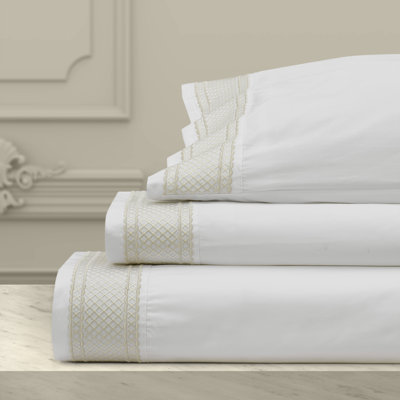 Monarch - Feuille 4Pc. Ensemble de draps