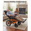 116cm H x 62cm W Cart