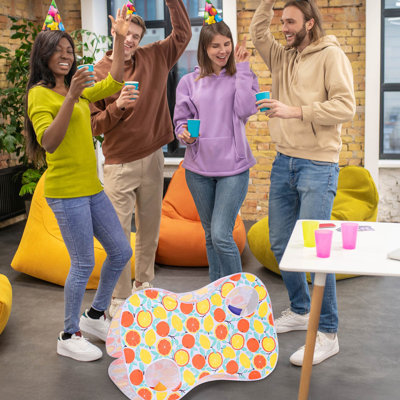 LAGarden Foldable Bean Bag Toss Game Toy Portable Cornhole Board Outdoor Beach