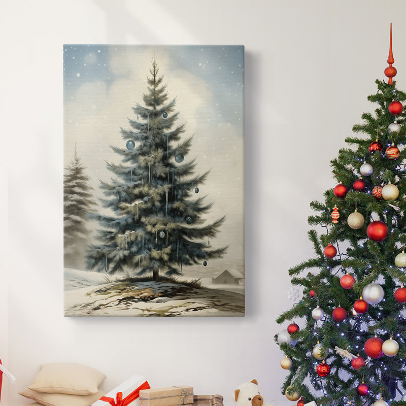Art des Fêtes de Noël - Toile tendue avec châssis CDLxxix, H 18 po x l 12 po