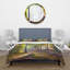 Ensemble de housse de couette en polyester Morning Sunlight Through The Awakening Fir Forest-66392631