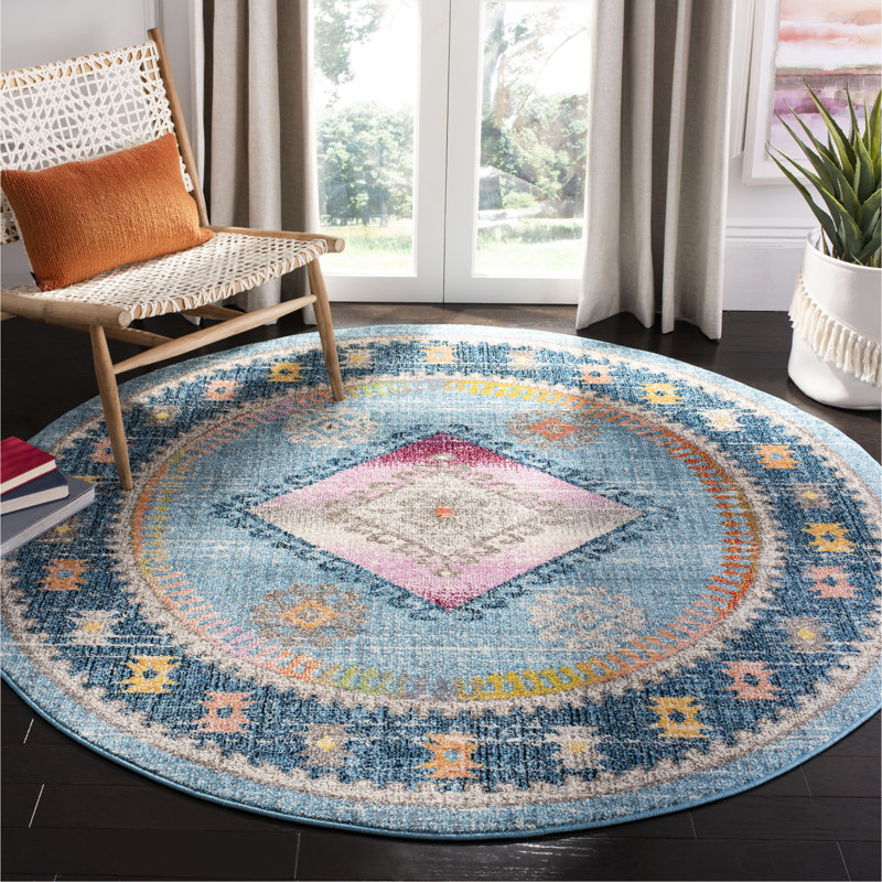 Gutierez Performance Oriental Rug, Round 6'7"
