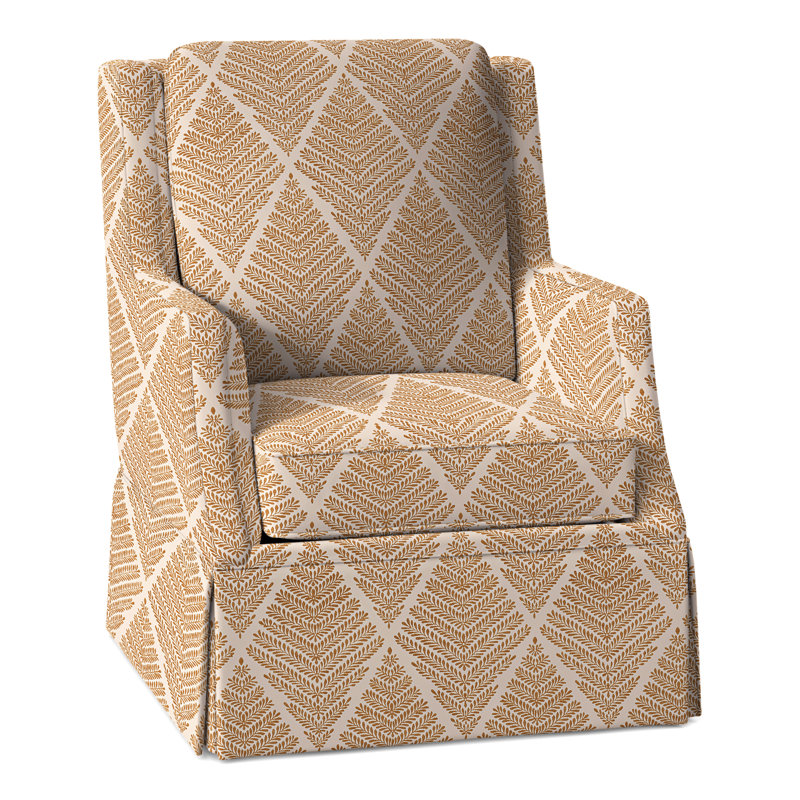 Fauteuil tournant Savannah, Perigold Emmeline doré
