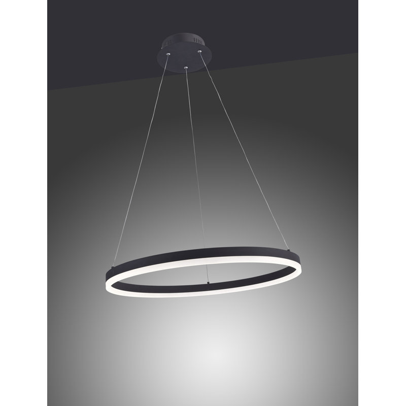Karev 1 - Light Geometric LED Chandelier, 120cm H x 80cm W x 80cm D