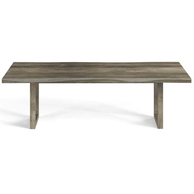 Maple Solid Wood Dining Table, Nantucket, 29" H x 72" W x 42" D