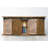 Miniature Bi-folding Sliding Double Barn Door Hardware (Door Not Included)-87688732-87688730