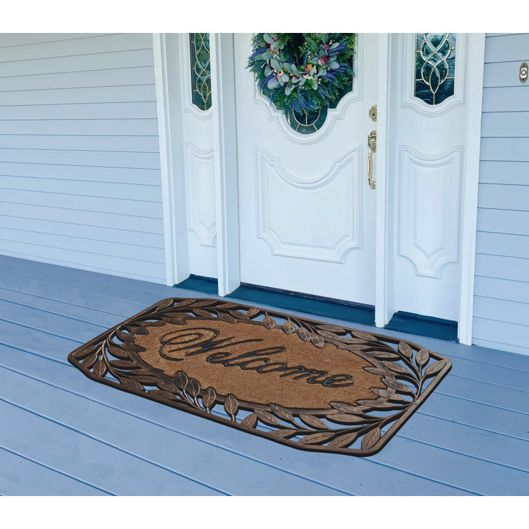 Darby Home Co Steptoe Non-Slip Floral Outdoor Doormat