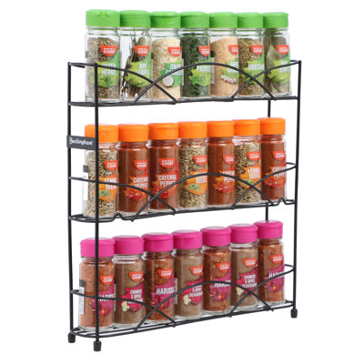 Buckingham 3 Tier Free-Standing Spice & Herb Rack Organiser 33 cm