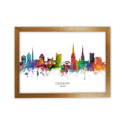 Coventry England Skyline by Michael Tompsett - Print