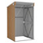 Wall-mounted Garden Shed Outdoor Tool Storage Shed Galvanised Steel-115281286-115281291