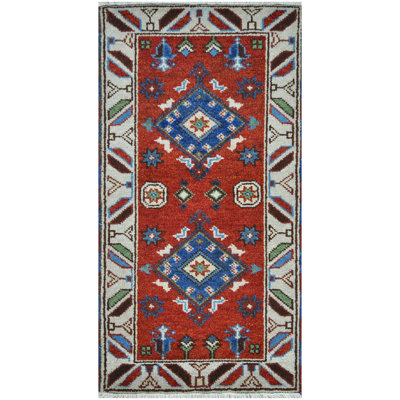 Beaufert One-of-a-Kind 2' X 4' New Age Wool Area Rug in