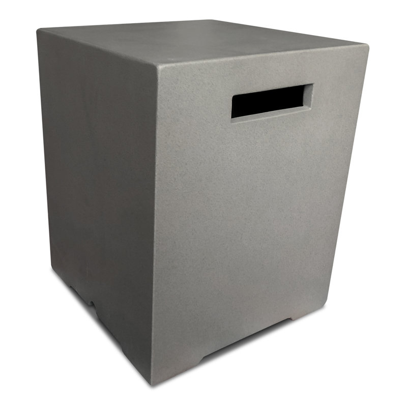 Couvre-réservoir de propane avec foyer d’extérieur Hermit, Ardoise