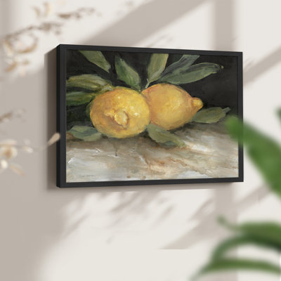 Zesty citrons I - impression encadrée - réarmable