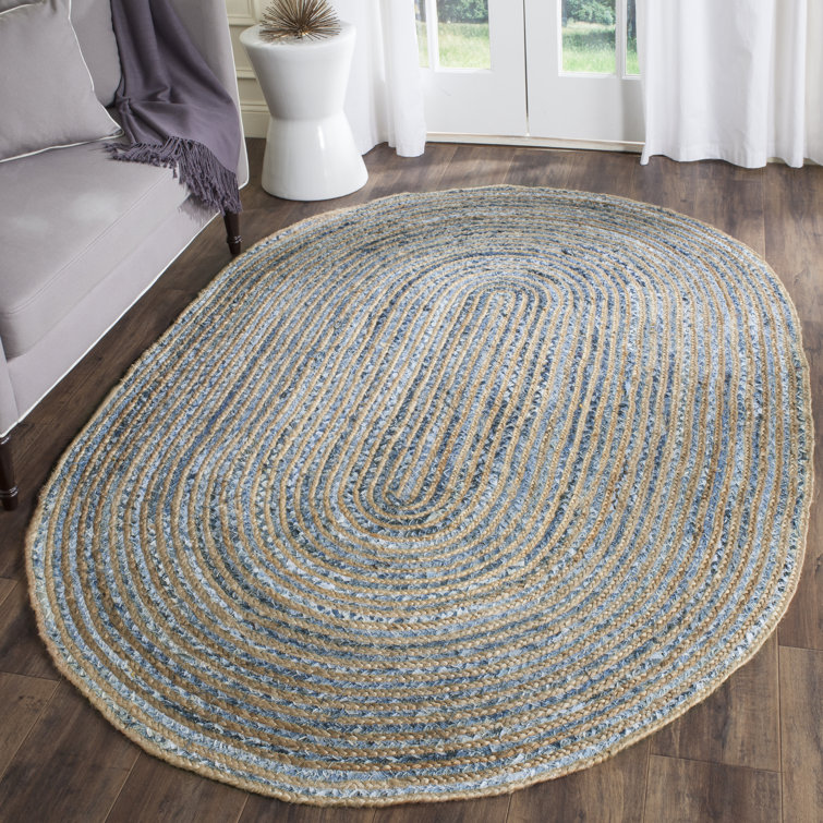 Tapis en jute tissé à la main Williar