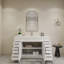 Ensemble de meuble-lavabo simple 59 "avec tiroirs et portes-70381274