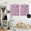 Ensemble de giclée encadrée mauve 2 pièces, design par Julia Fox-1616408757-1616408758