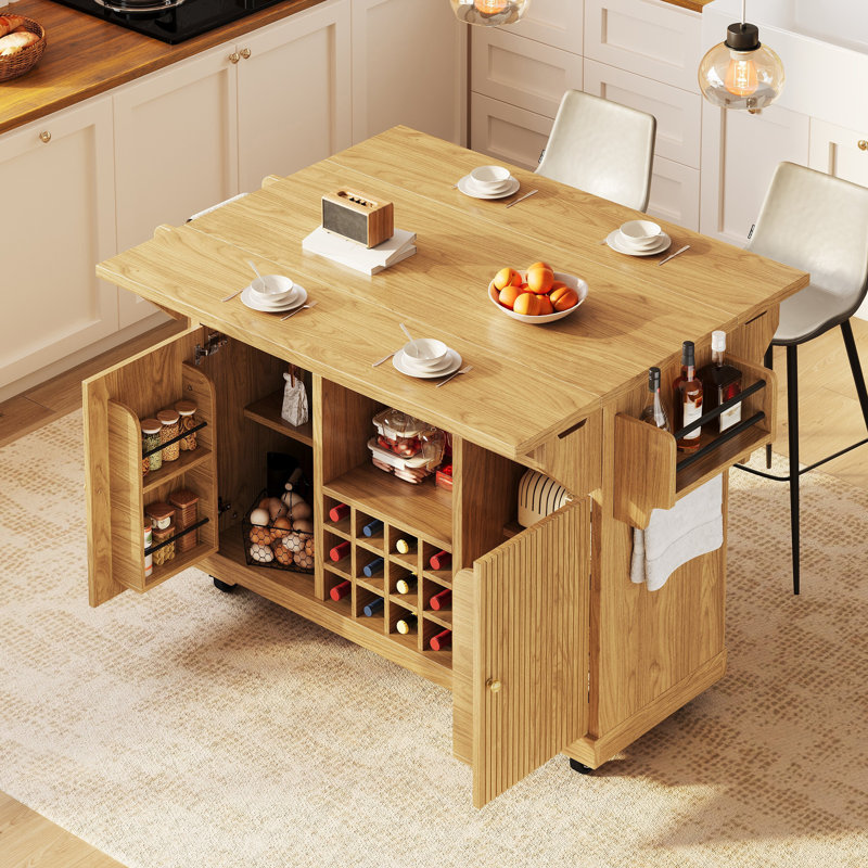 95 cm W Kitchen Island with Top