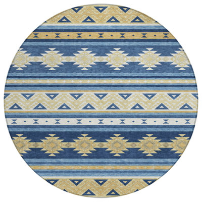 Machine Washable Indoor/Outdoor Chantille ACN2561 Global Rug