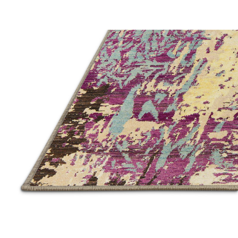 Abstract Indoor Rug, Rectangle 7' x 10'
