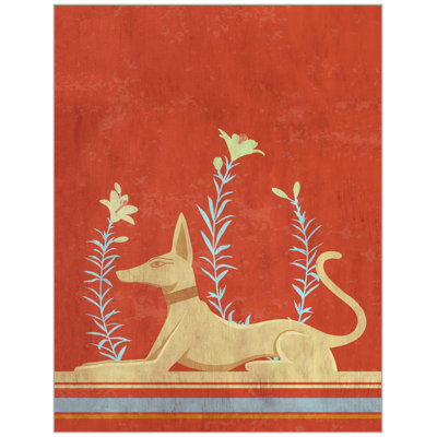 Whippet Panel 2 Painting by Thom Filicia