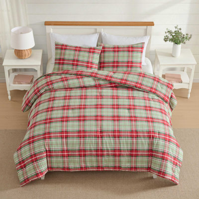 Ensemble d'édredon réversible en flanelle de coton Laura Ashley Mulholland