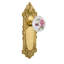 Victorian Plate with White Rose Porcelain Door Knob-104285515-108688544