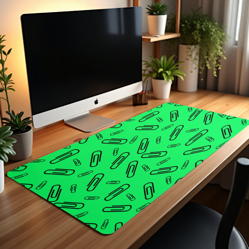 Polyester Desk Pad, 14.4x12.1