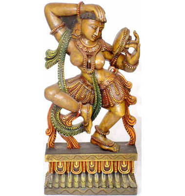 Dame appliquant le kumkum