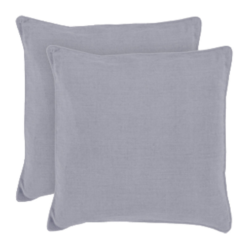 Housse et insert de coussin décoratif carré intérieur / extérieur Element, Gris, 24 po x 24 po