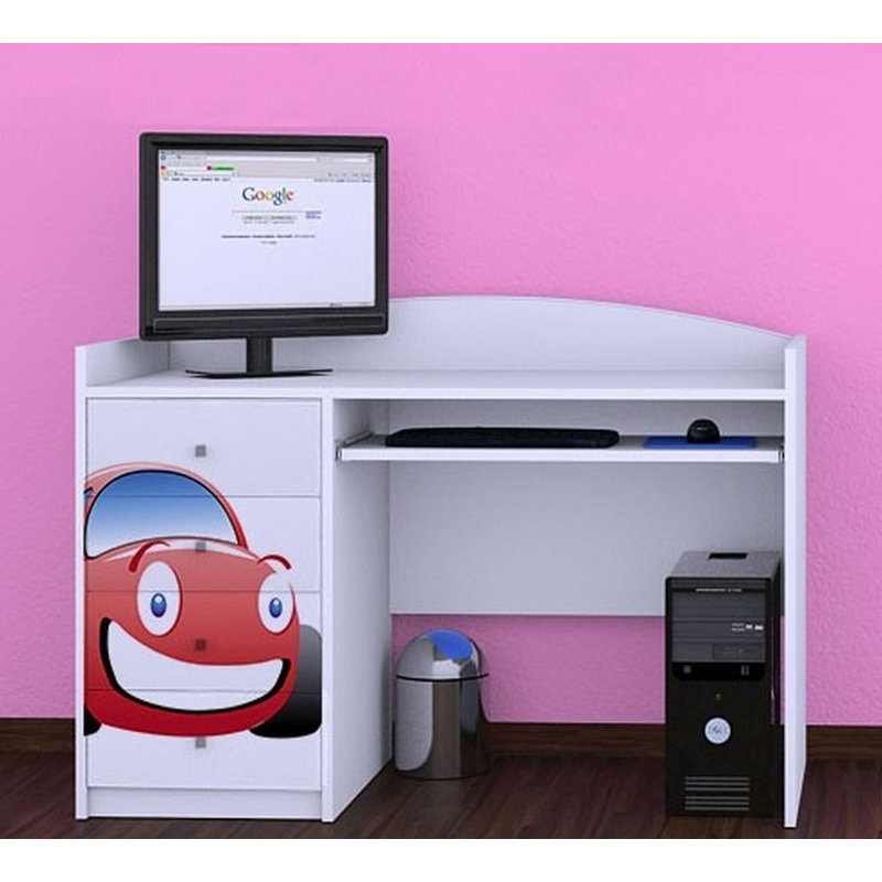 Yuri 125cm Computer Desk, White