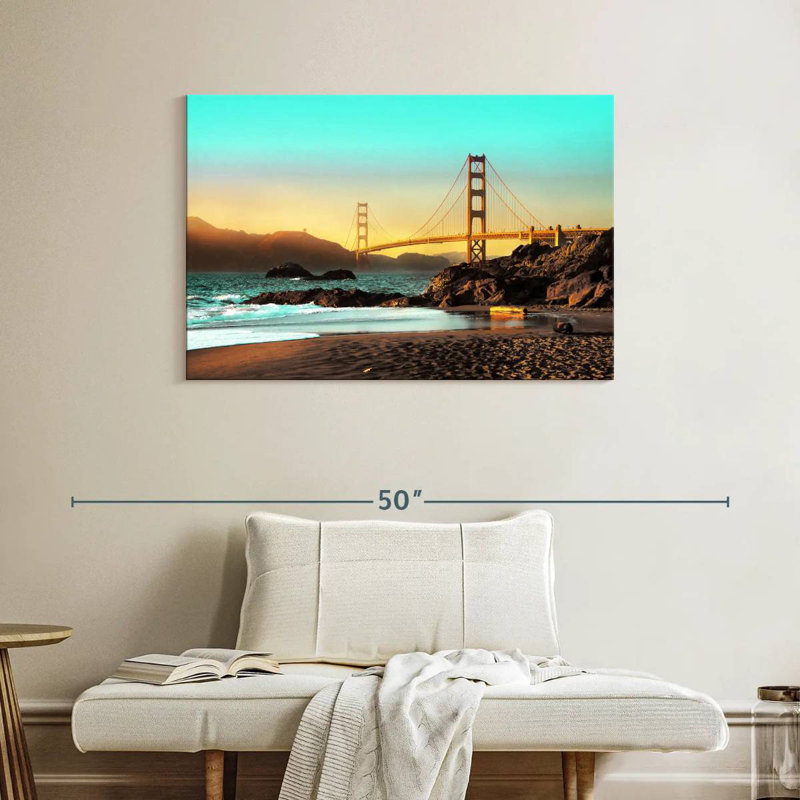 Nicci San Francisco Baker Beach, H 26 po x l 39 po