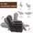 Power Lift Recliner Chair Heat Massage Dual Motor Infinite Position Up To 350 Lbs, Faux Leather, Heavy Duty Motion Mechanism With Usb Ports-1877742119