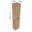 Armoire de salle de bain latérale, portes à fermeture douce, conception à fixation flottante