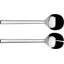 Ovale Stainless Steel Salad Servers