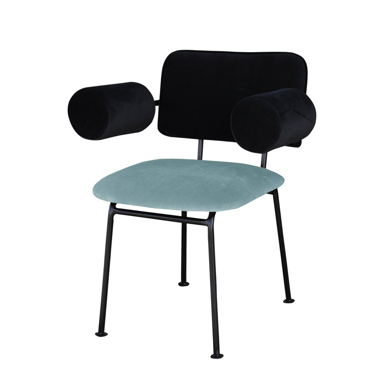 Bee Upholstered Armchair, Sky Blue