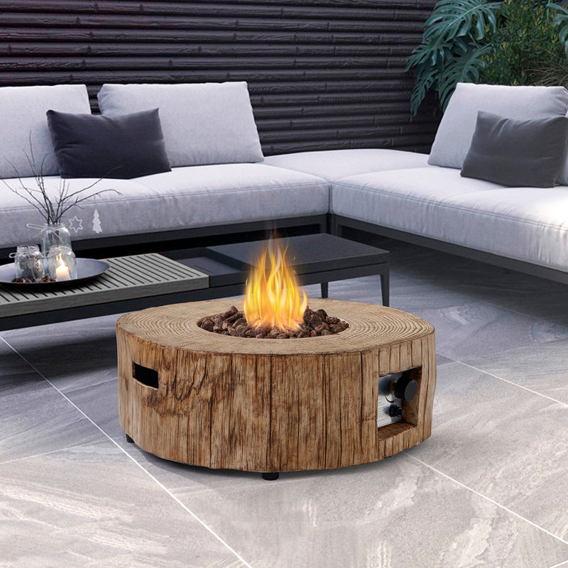 Toygar Round Concrete Smokeless Fire Pit