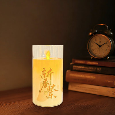 Petite lampe de chevet en acrylique Simulation