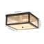 Celora 4 - Light Square Glass Bar Flush Mount Ceiling Light-114434314-114434315
