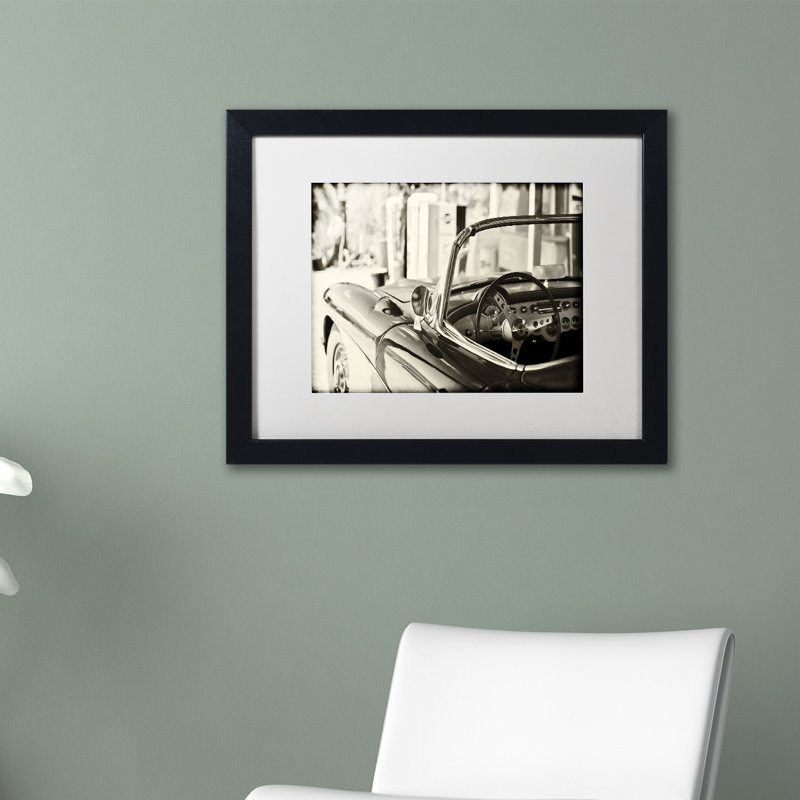 « classic voiture » par philippe hugonnard,, reproduction de photo sur toile encadrée, H 16 po x l 20 po x P 0,5 po, Noir