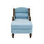 Chaise longue rembourrée avec poches latérales-1952350436