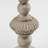 Rustic Gray Flower Candle Holder, Elegant Rustic Design, Vintage Home Decor